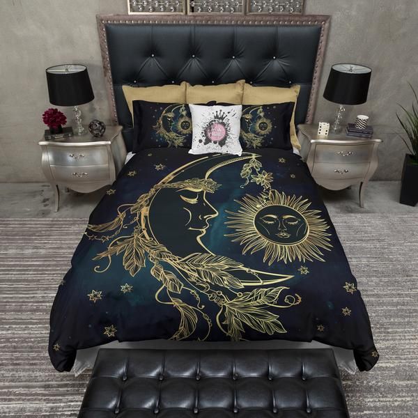sun moon bedding