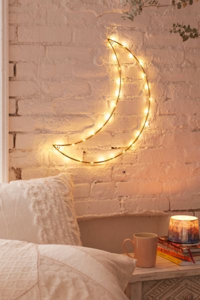 Moon with lights