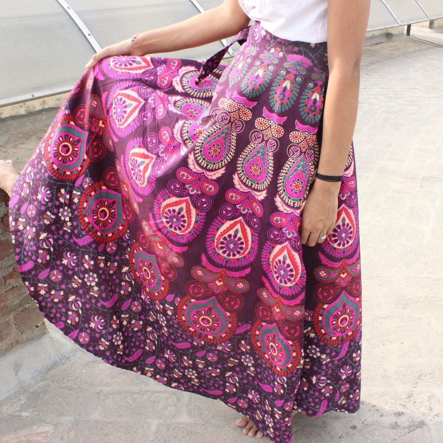 Handmade Festival Skirt Home Outfit Hippie Skirt Fairy Skirt Touch of Boho-Chic to Your Wardrobe with this Gypsy-Inspired Clothing Skirt