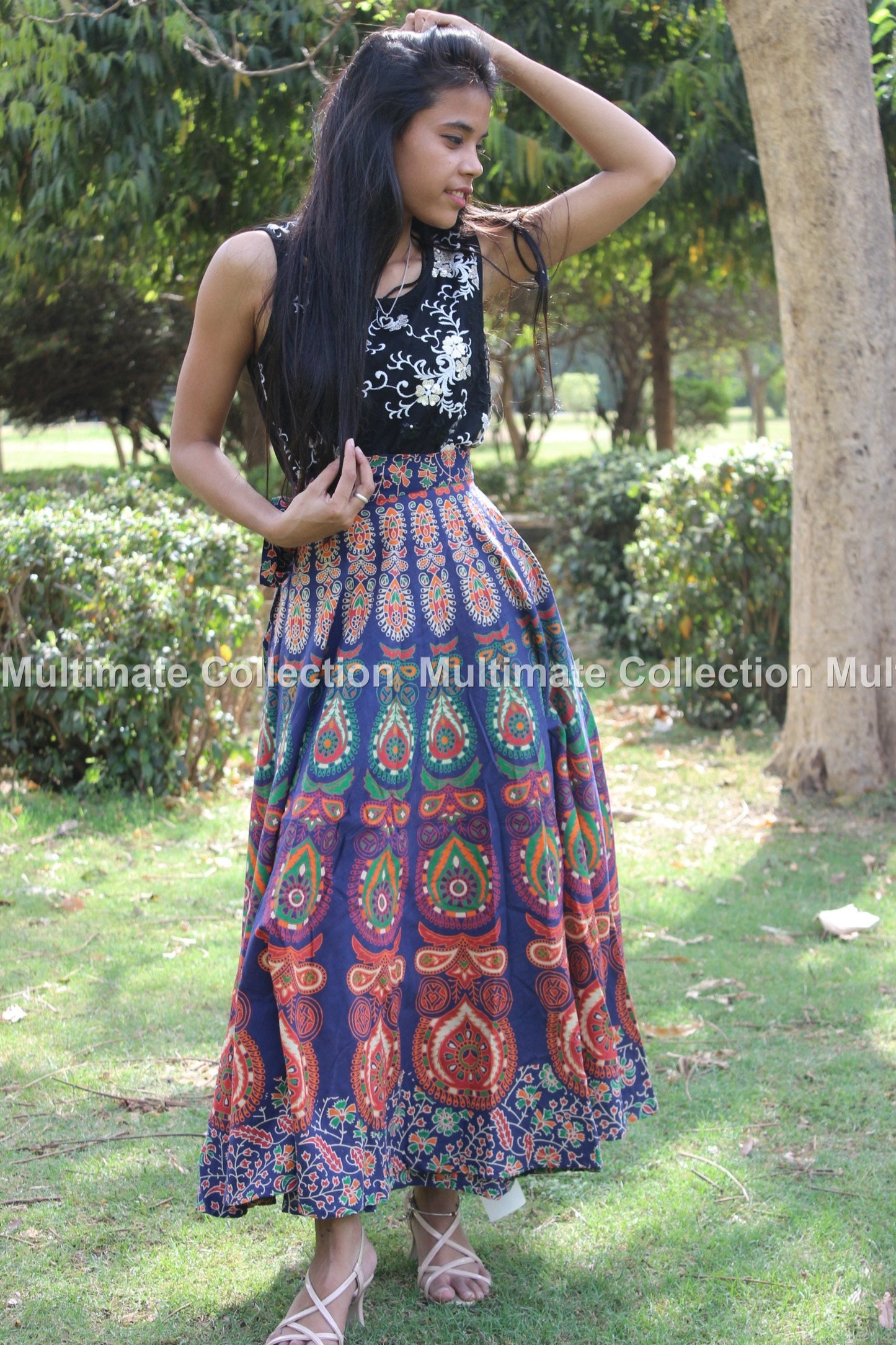 Bohemian Gypsy Skirt for Festival Season: Fairy-Inspired Clothing Skirt Perfect for a Hippie Home Outfit, Gypsy skirt